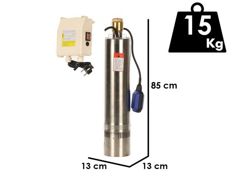 Ribimex PRPVC752/43F - Submersible pump for wells - 750 W - Clear water