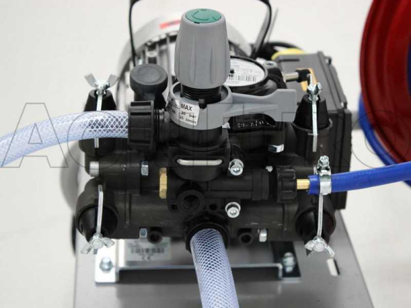 Comet MC 20/20 - Wheeled Electric Sprayer Pump Kit - Single-phase Motor 