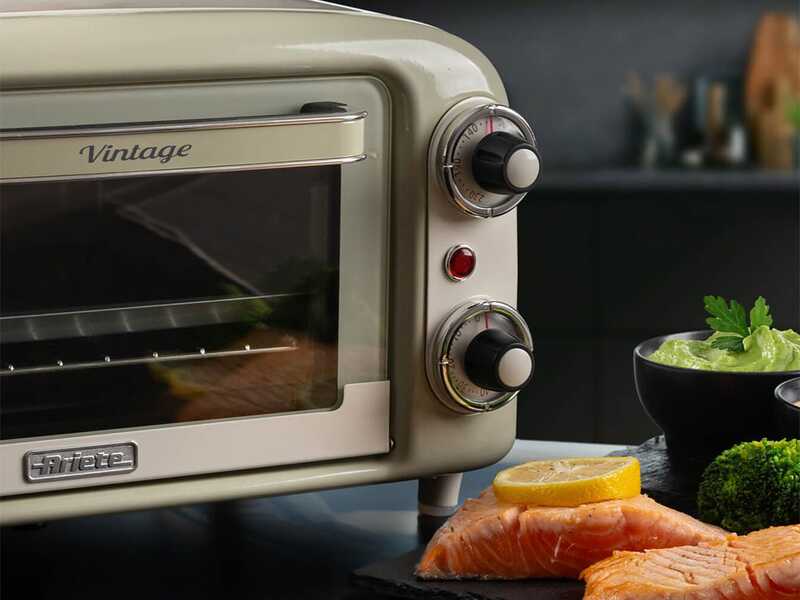 Ariete Vintage Beige - Static Electric Oven - 10L 800W