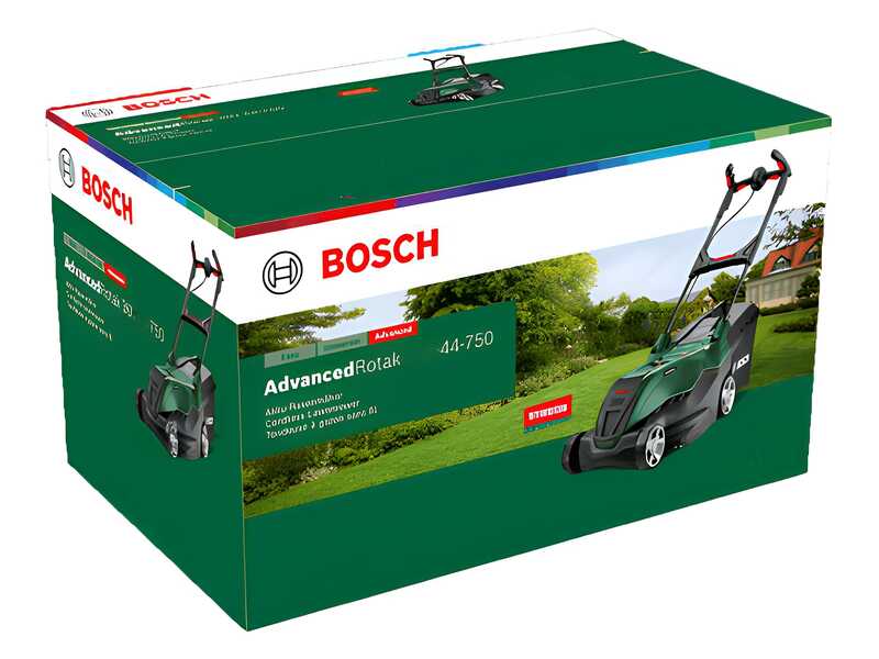 Bosch AdvancedRotak 44-750 - Electric lawn mower - 44 cm cutting width - 1800W
