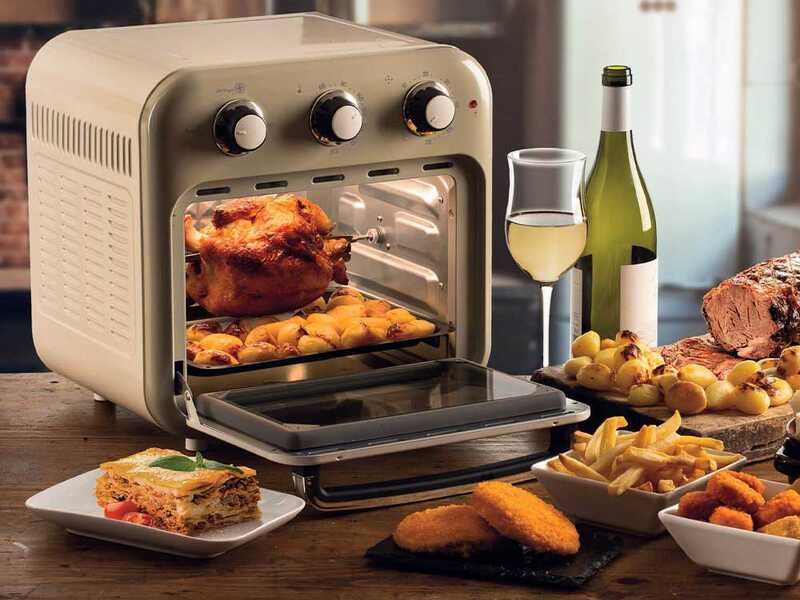 Ariete Vintage Beige - 16L Air Fryer and Electric Oven
