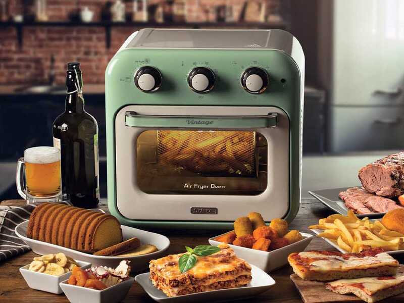 Ariete Vintage Green - 16L Air Fryer and Electric Oven