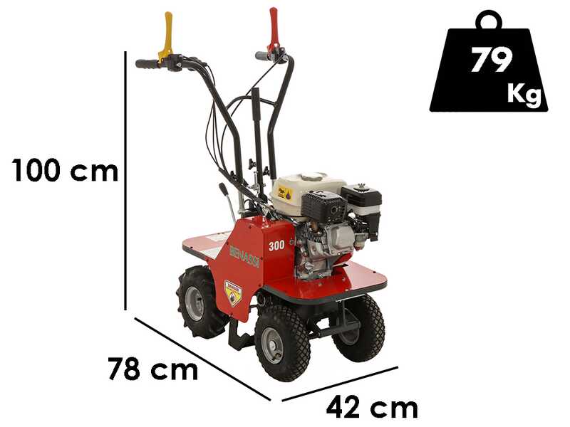 Benassi L300 - Self-propelled Petrol turf cutter - Honda GX160 - 5.5HP