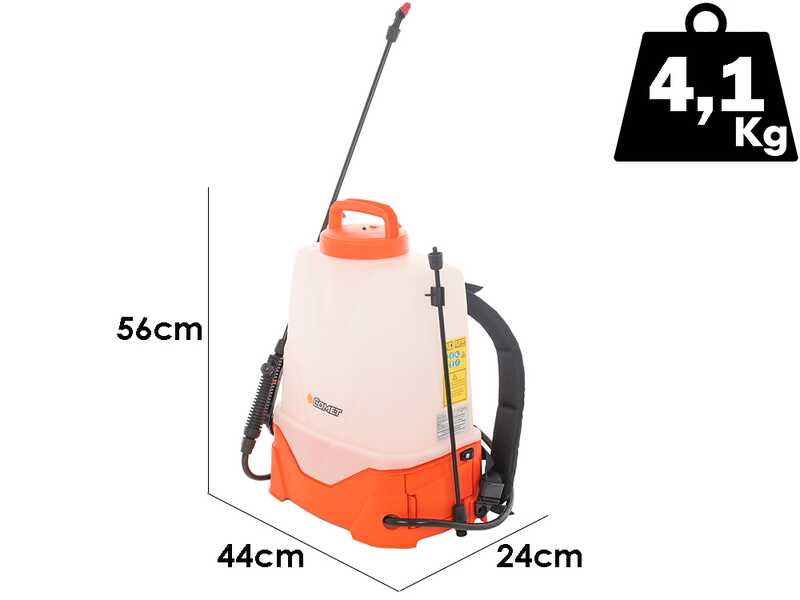 Comet KB 15 - Battery-powered backpack sprayer - 18V 2.6Ah