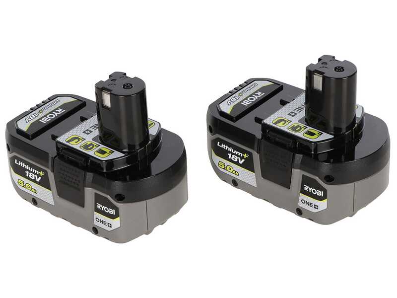 Ryobi RY18LMX46A-250 - Battery-powered lawn mower - 2x 18V/5Ah - 46 cm cutting width