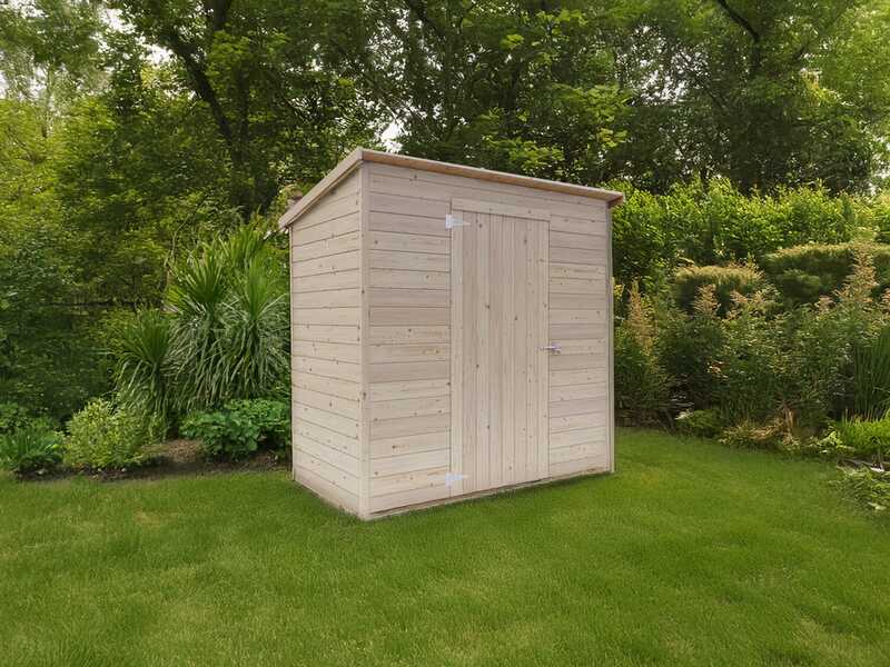 Alce Stefy 207x102 - Wooden garden shed - 207x102x215 cm
