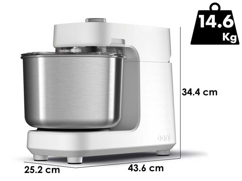 Ooni Halo Pro Spiral Polar White - 7 kg spiral mixer