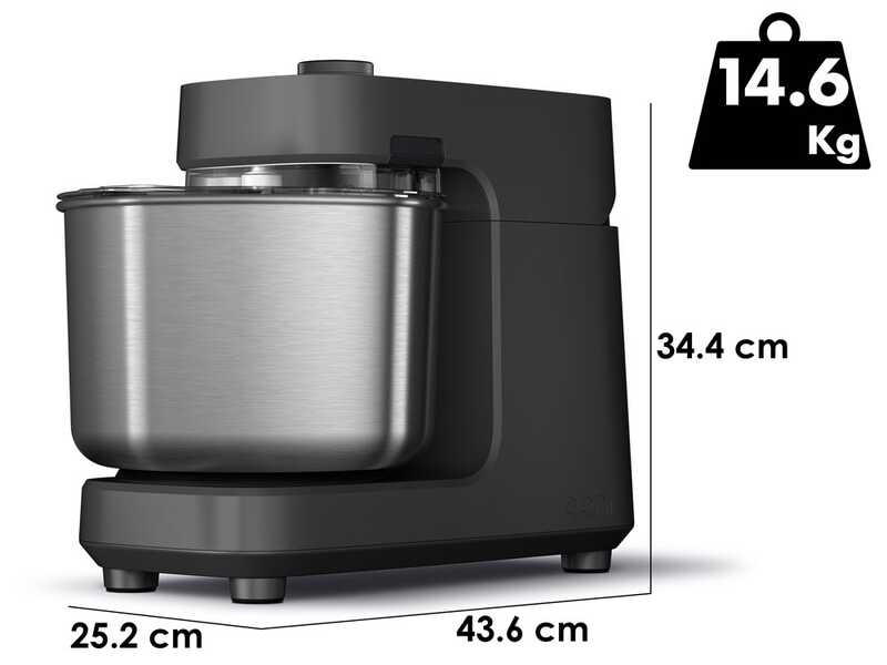 Ooni Halo Pro Spiral Charcoal Grey - 7 kg spiral mixer