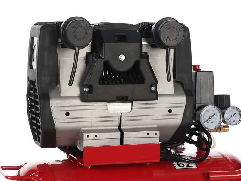 FIAC Xilence 24 XS258 - single-phase silenced electric air compressor - Oil-less - 2 HP motor - 24 litres