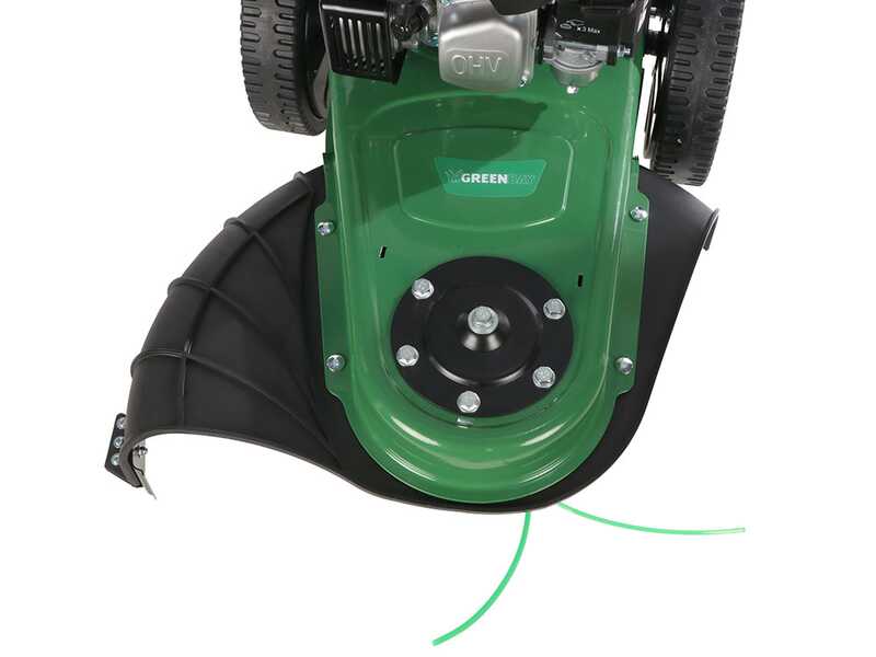 GreenBay MRC 173-560 - 4-stroke petrol wheeled brush cutter with traction