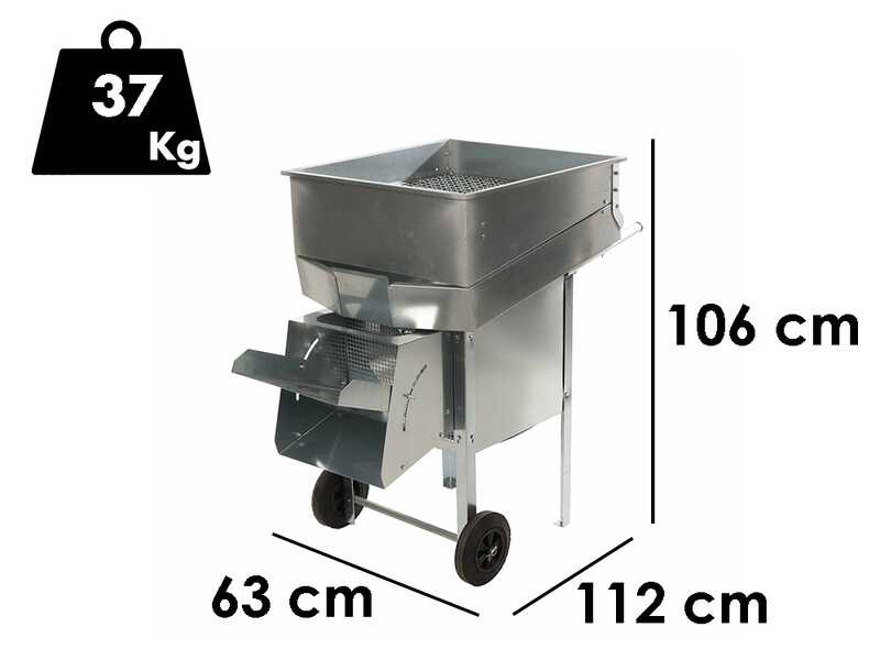 Turbo 11-S Vibra - Electric vibrating olive leaf remover - With pre-filtering grid and speed variator