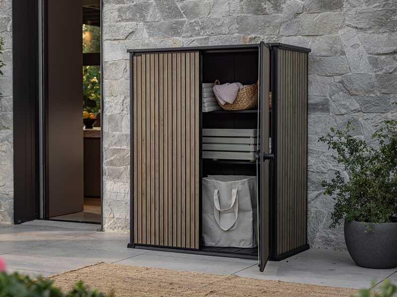 Keter Signature Venetian - Garden tool cabinet - 140x73x170 cm