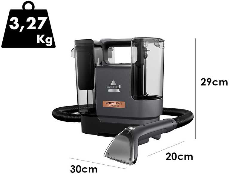 Bissell SpotClean Cordless - Carpet Cleaner - Upholstery - 25.9V