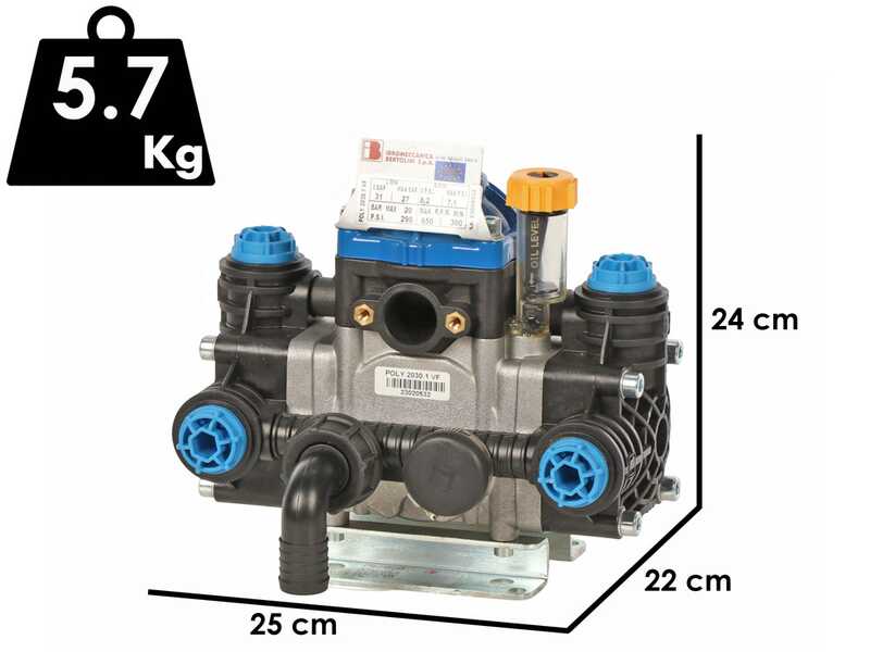 Bertolini Pumps POLY 2030.1 VF - Tractor spray pump - version for acids and chemicals