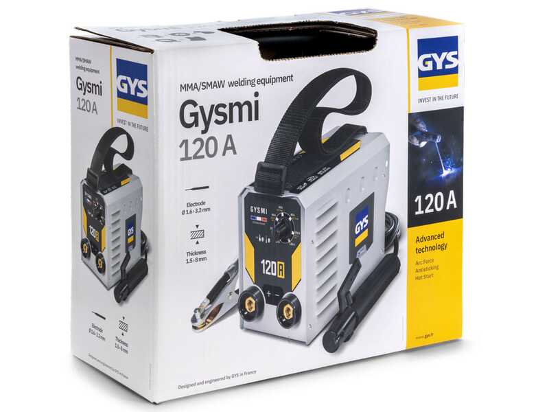 Gys Gysmi 120A - Inverter Welder (MMA) - Carrying case kit - Direct current (DC)