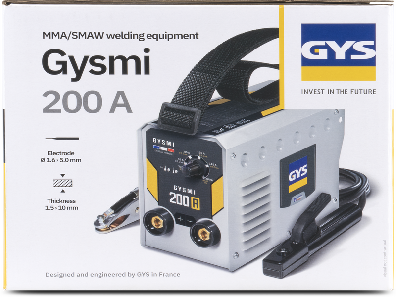 Gys Gysmi 200A - Inverter Welder (MMA) - Carrying Case Kit - Direct Current (DC)