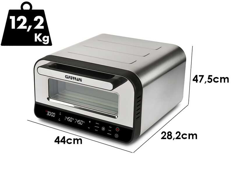 G3 Ferrari Pizza Pro 2 Minutes - Electric Pizza Oven - 1850 W