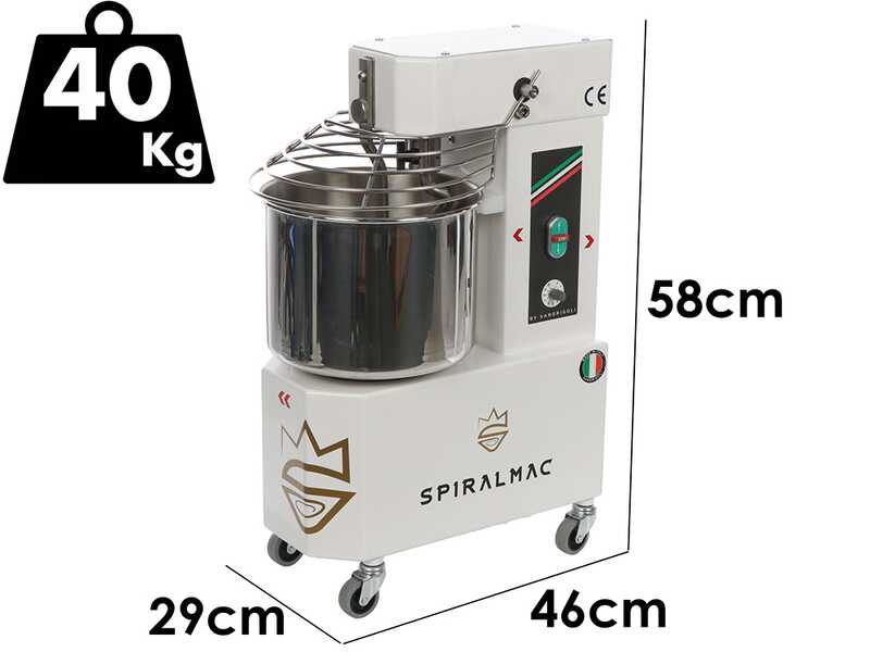 Spiralmac SV8 Royal Queen - Spiral mixer - 10 speeds - 8kg capacity