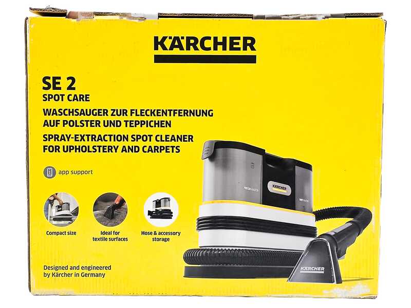 Karcher SE 2 Spot Care - Carpet cleaner - Portable wet vacuum cleaner - 450W