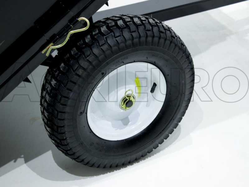 Towed Trailer for Riding on Mower 450 Kg best deal on AgriEuro
