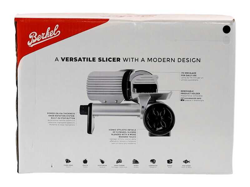 Berkel Icon Line 170 Black - Slicer with 170 mm blade