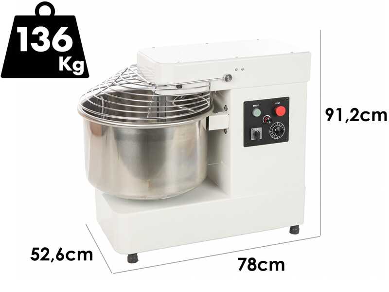 Prismafood iLine SFMC 60 VAR - Spiral mixer - capacity 52 kg - Single-phase