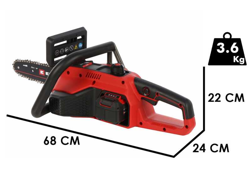 Einhell GE-LC 18/25 Li BL-Solo - Battery-powered chainsaw - 2.5Ah 18V