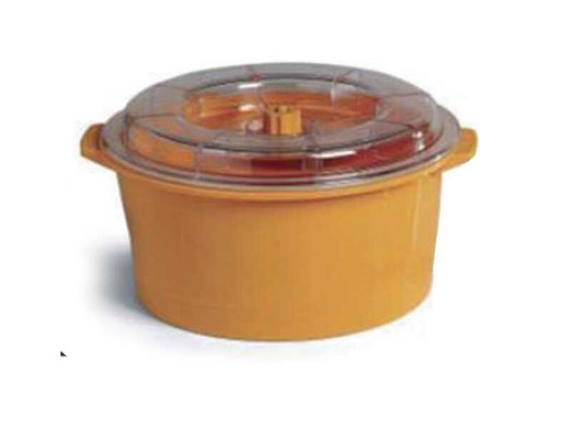 2-litre vacuum container with lid - professional - diameter 22 cm