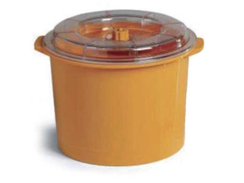 4-litre vacuum container with lid - professional - diameter 22 cm