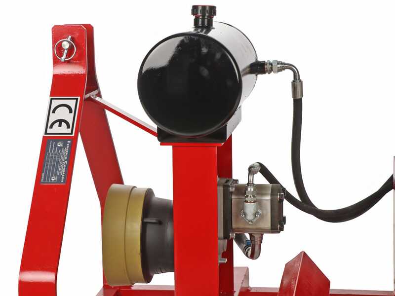 16T tractor-mounted log splitter - Horizontal