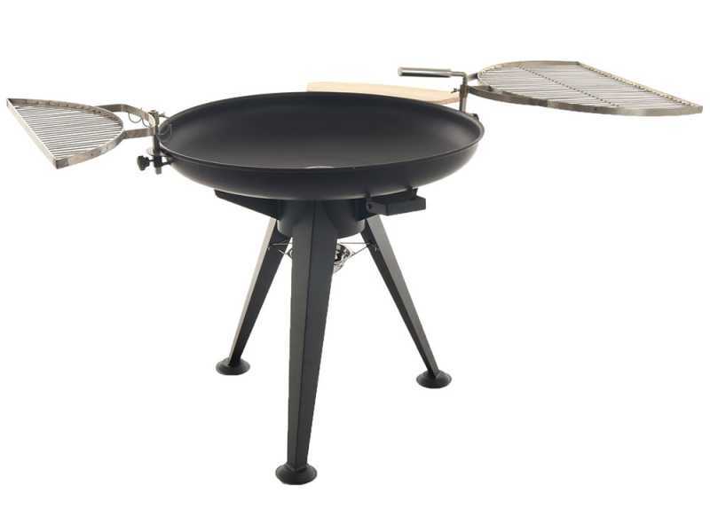 Royal Food BBQ2 Charcoal Barbecue with Double Rotating Grid -  &Oslash; 86 cm Brazier