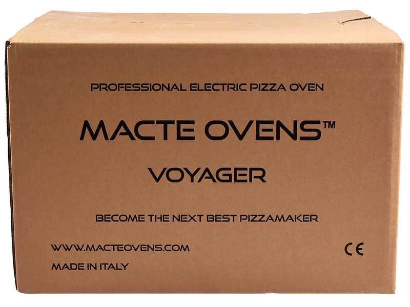 Macte Ovens Voyager TWIN ADVANCED Black  - Electric Pizza Oven -  2975 W