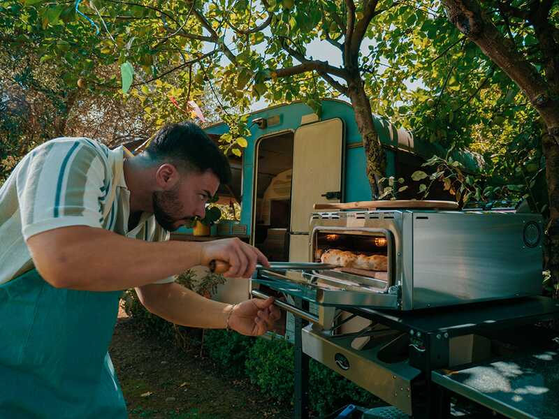 Macte Ovens Voyager TWIN ADVANCED Black  - Electric Pizza Oven -  2975 W