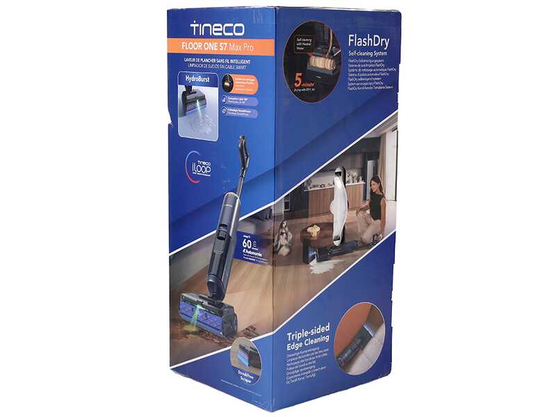 Tineco Floor One S7 Max Pro - Battery-powered Floor Washer - 3in1: Washer, Dryer and Vacuum