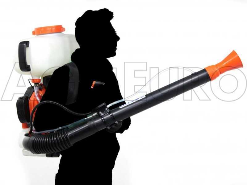 Dal Degan DK 200 - Petrol-powered Backpack Mist Blower - Tank-type Carburettor - Booster Pump - 80 cc