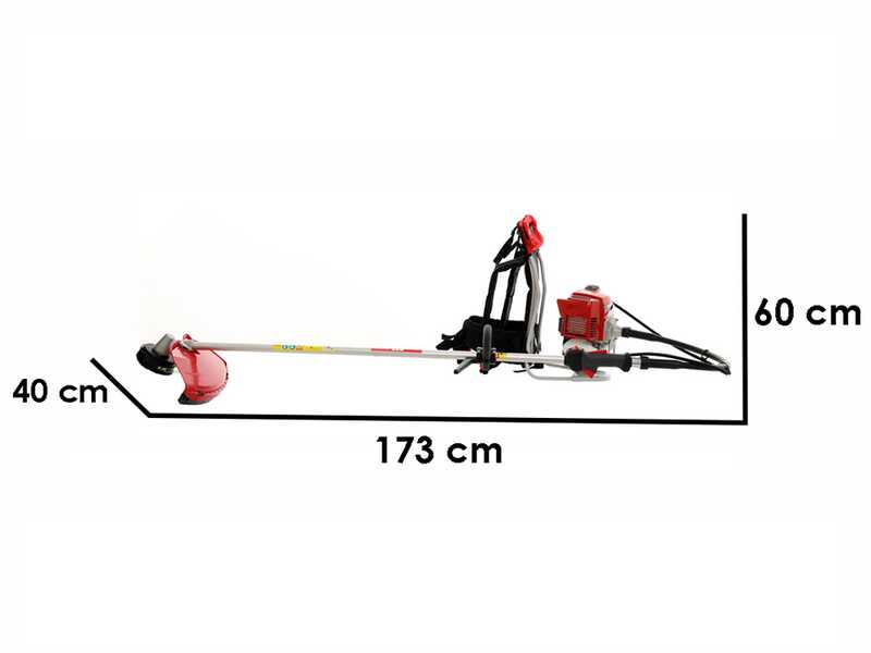 Kawasaki TJ 45 E ZP - Professional Backpack Brush Cutter - Blue Bird Rod