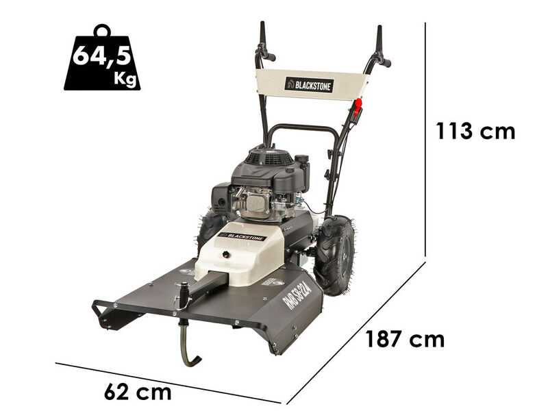 Blackstone RMB 58-224 - Petrol Rough Cut Mower - 224 cc Loncin Engine LC1P75F