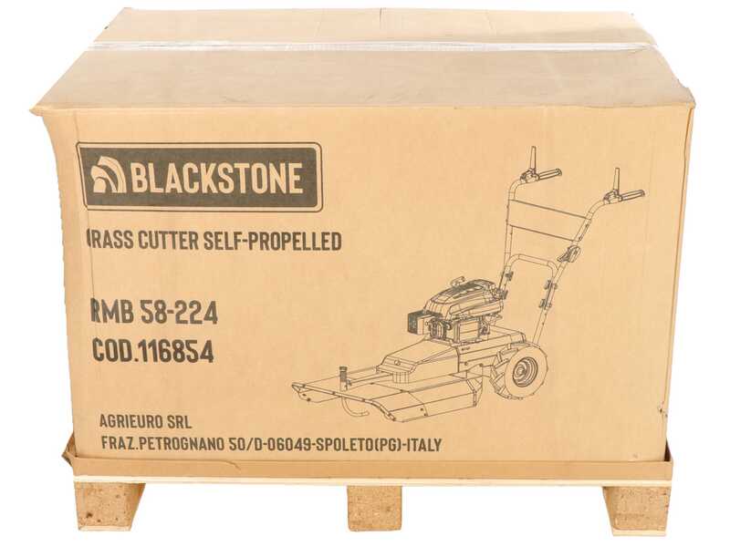 Blackstone RMB 58-224 - Petrol Rough Cut Mower - 224 cc Loncin Engine LC1P75F
