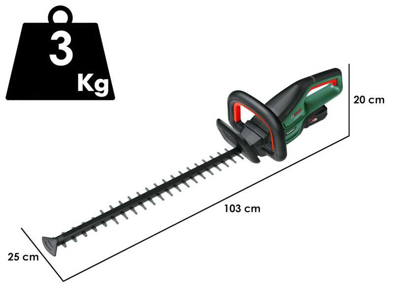 BOSCH UniversalHedgeCut 18V-55 Battery-powered Hedge Trimmer 2 x 18 V/ 2.5Ah - 55 cm Blade