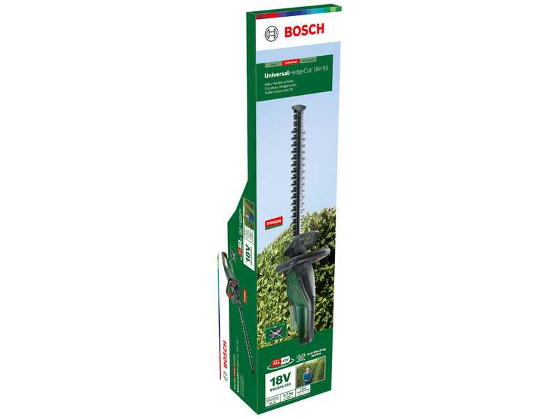 BOSCH UniversalHedgeCut 18V-55 Battery-powered Hedge Trimmer 2 x 18 V/ 2.5Ah - 55 cm Blade