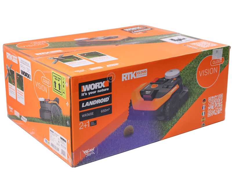 Worx Landroid Vision Cloud WR365E - Robot Lawn Mower - Without Perimeter Wire