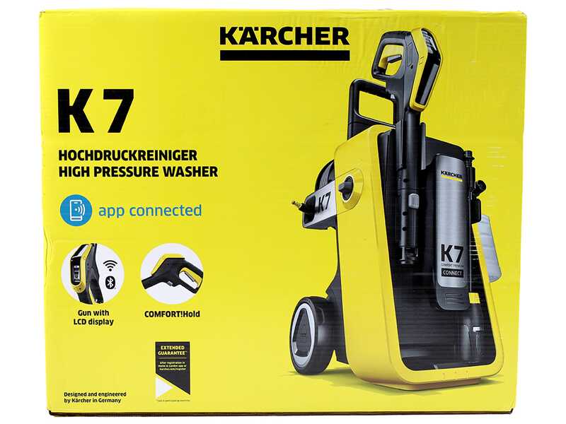 Karcher K7 Comfort Premium Connect - Cold Water Pressure Washer - 180 bar - 600 L/h