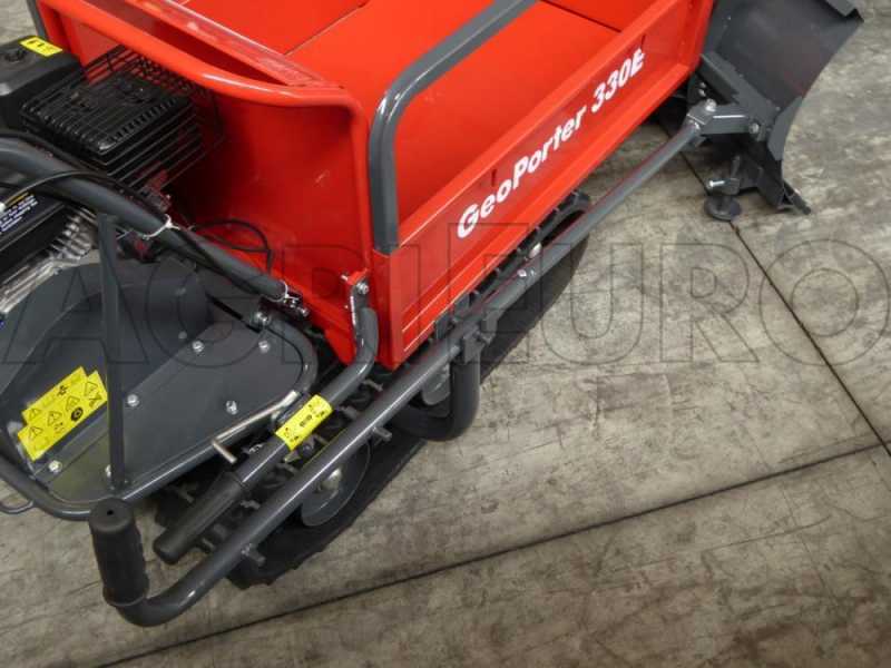 Front plough suitable to be matched with GeoPorter tracked barrow (300 kg load capacity)