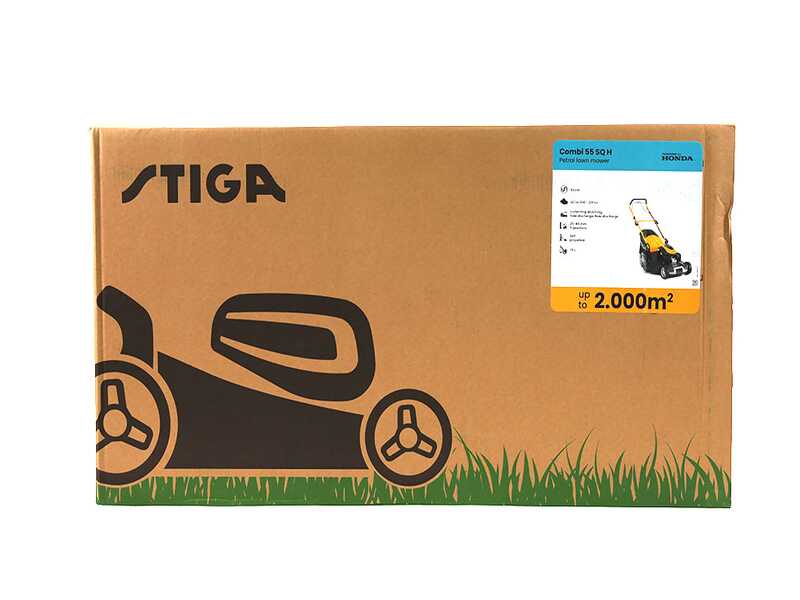 Stiga Combi 55 SQ H - Self-propelled  Petrol Mower - Honda GCVx 200 - 53 cm Cutting Width