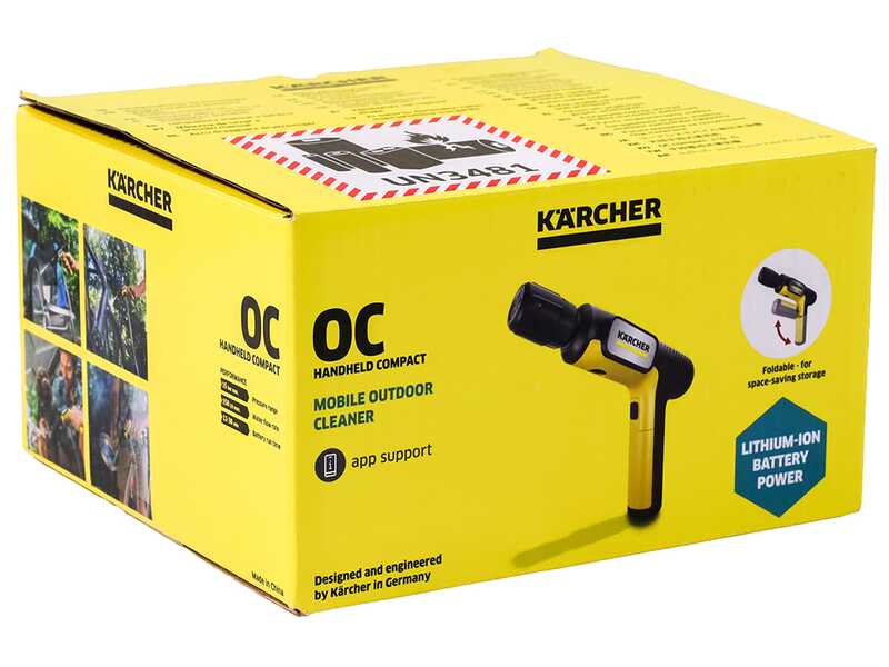 Karcher OC Handheld Compact - Pressure Washer Spray Gun - 7.2 V/ 2.5 Ah