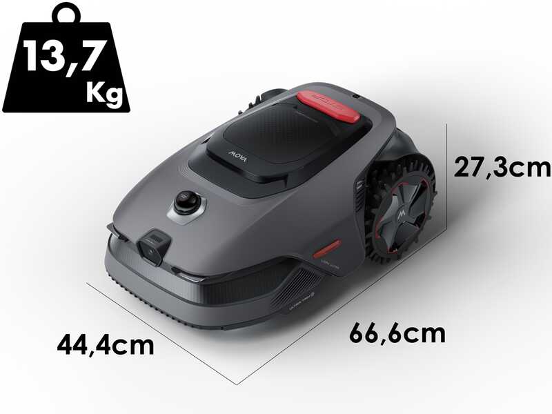 MOVA LiDAX Ultra 800 - Robot Lawn Mower - Without Installation
