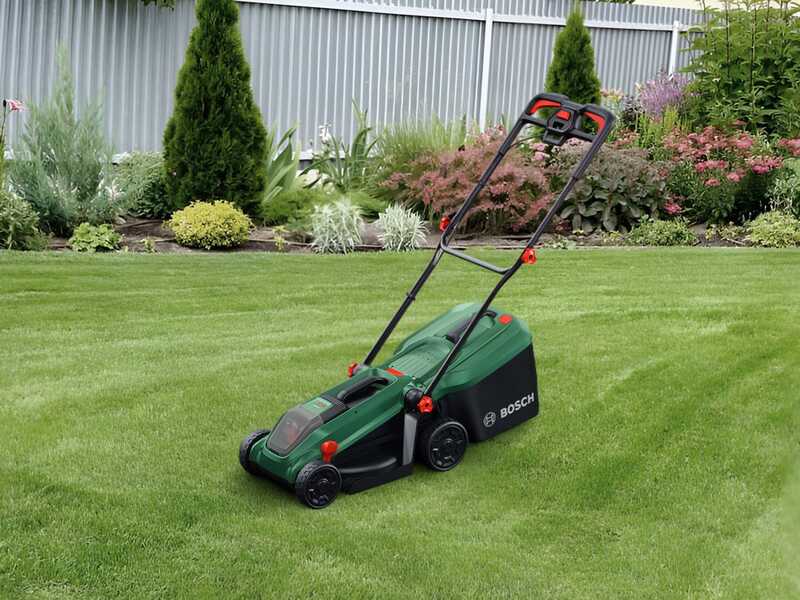 Bosch Rotak18V-34 - Battery-powered Lawn Mower - 18V/4Ah - 34 cm Cutting Width