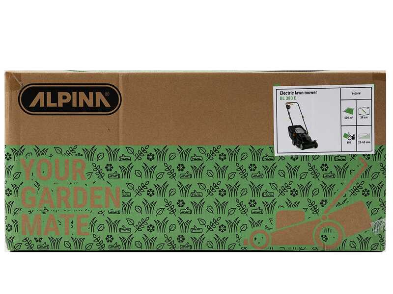 Alpina BL 380 E - Electric Lawn Mower &ndash; 1400W - 38 cm Cutting Width