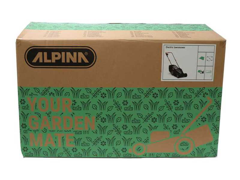 ALPINA AL1 34 E Electric Lawn Mower - 1200W - 34 cm Cutting Width