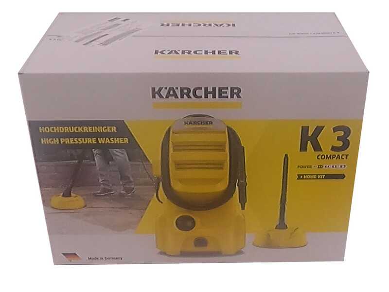 Karcher K3 Compact Home Cold Water Pressure Washer - 120 Mbar